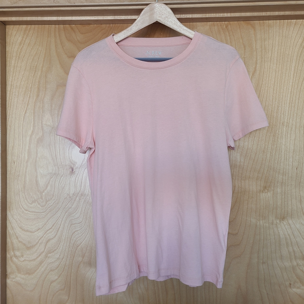 J. Crew/LOFT Short Sleeve Crew/V-Neck Tops - Pink, White, Yellow - Picture 2 of 16